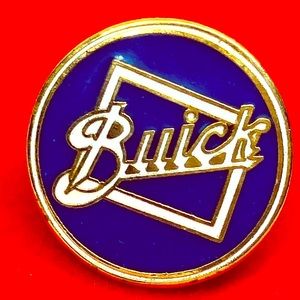 Vintage Enamel Buick Car Logo Pin